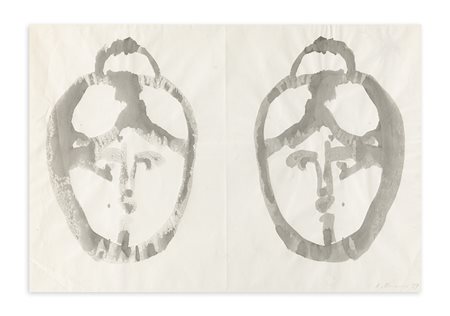 ANTONIO BUENO (1918-1984) - Due ovali, 1959