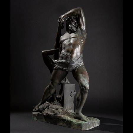 Gruppo scultoreo raffigurante Ercole e Lica, Francia periodo Napoleone III