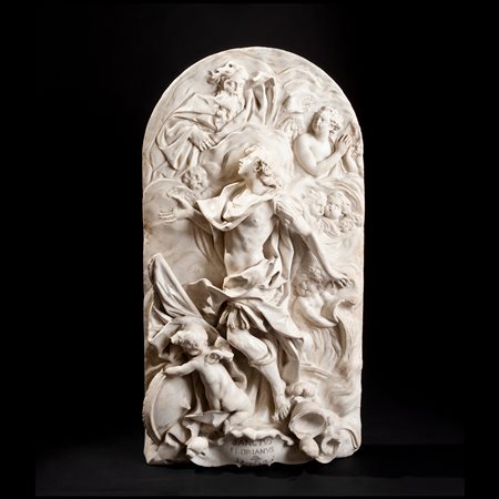 Giovanni Maria Morlaiter (Venezia 1699 - 1781), cerchia di, Beatificazione di San Floriano