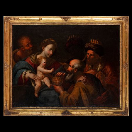 Gregorio Preti (Taverna 1603 – Roma 1672), attr. a, Adorazione dei Magi