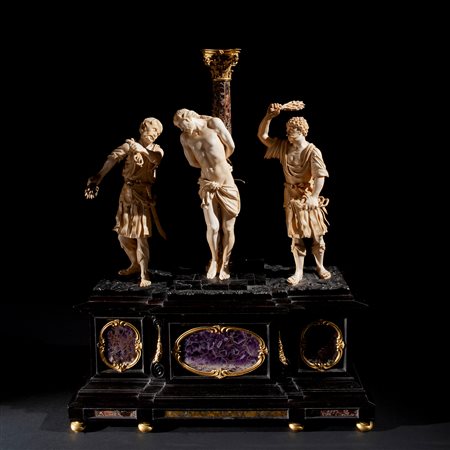 Alessandro Algardi (Bologna 1598 - Roma 1654), attr. a, Cristo alla colonna