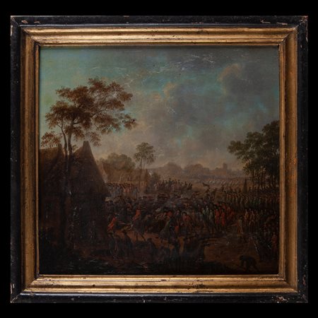 Adam Frans van der Meulen (Bruxelles 1632 - Parigi 1690), Scena bellica