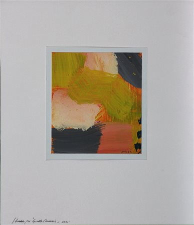 Sergio Piccoli, Studio per "Giallo Canarie", 2005