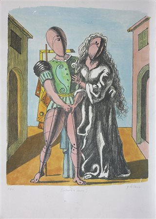 Giorgio de Chirico, Ettore e Andromaca, 1970