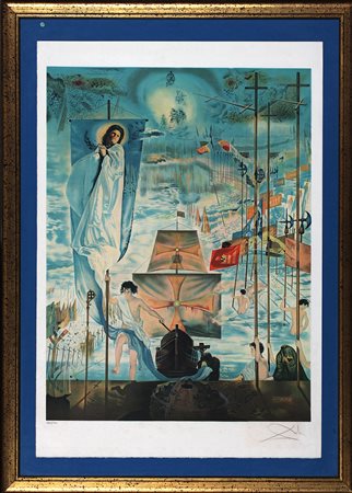 Salvador Dalì, La deconverte de l'Amerique, 1983