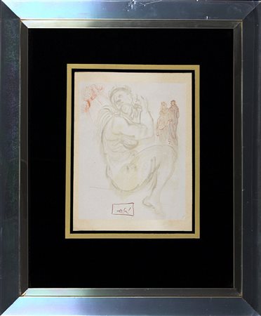 Salvador Dalì, Purgatorio, Tav. XIX, La sirena del sogno