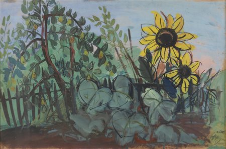 TEMPERA SU CARTA DI LUIGI SPAZZAPAN