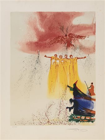 LITOGRAFIA A COLORI DI SALVADOR DALÍ