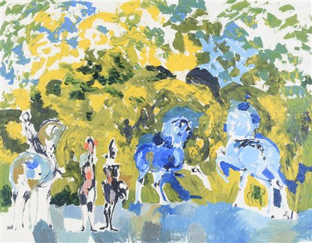 DIPINTO IL CIRCO DI ANTONIO VANGELLI