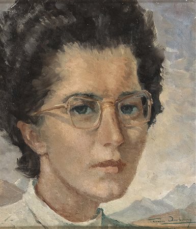 DIPINTO RITRATTO DI DONNA DI THERESE AMBOURG