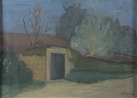 DIPINTO PAESAGGIO DI ORLANDO MENCHIS