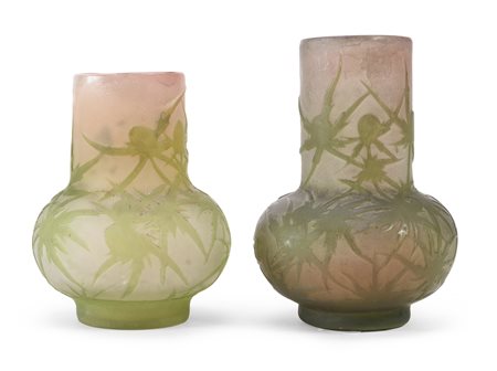 DUE PICCOLI VASETTI DI EMILE GALLÈ