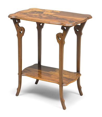 TAVOLINO INTARSIATO, PROBABILMENTE EMILE GALLÈ