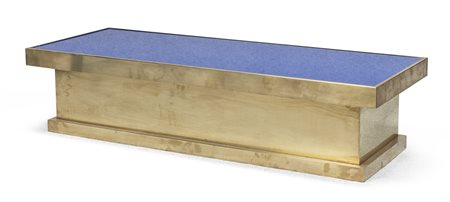 TAVOLO DA SALOTTO IN OTTONE, ANNI '70