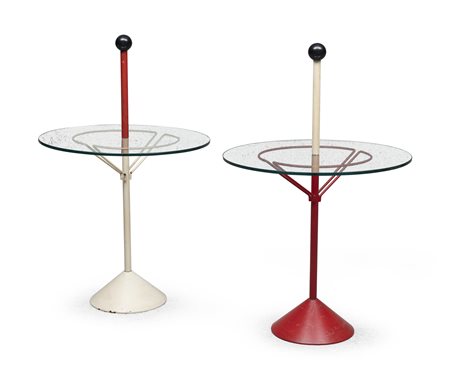 COPPIA DI TAVOLINI SERVOMUTI, ANNI '70