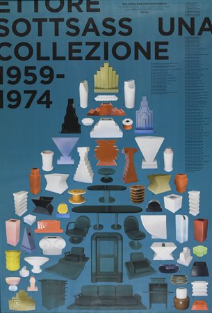 MANIFESTO MOSTRA DI ETTORE SOTTSASS