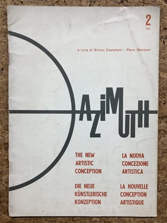 AZIMUTH - Azimuth 2 dedicato a 'La nuova concezione artistica', Gennaio 1960