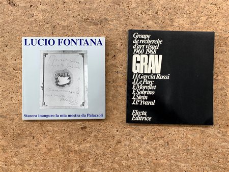MOVIMENTO GRAV E LUCIO FONTANA - Lotto unico di 2 cataloghi