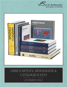 ASTA N.113 - LIBRI D'ARTISTA, MONOGRAFIE E CATALOGHI D'ARTE