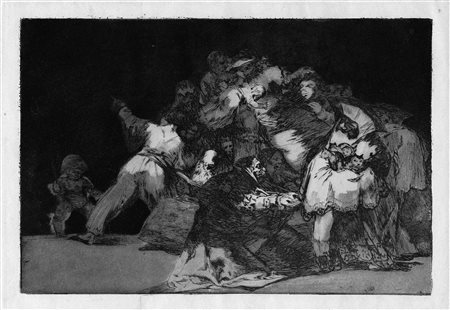 Goya y Lucientes, Francisco(Fuendetodos 1746 - Bordeaux 1828)(DISPARATE...