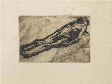 Boccioni, Umberto (Reggio Calabria 1882 - Sorte, Verona 1916)CADAVERE D’UOMO...