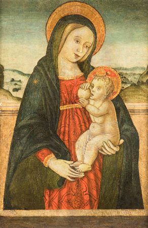Pittore dell'Italia centrale del XV secolo Madonna del latte