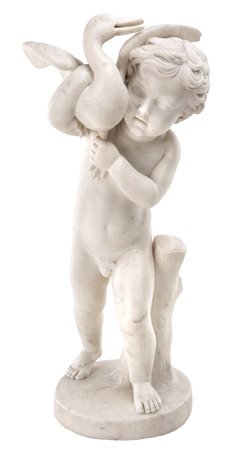 Scultura in marmo bianco