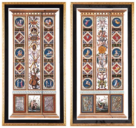 Giovanni Volpato (Bassano del Grappa, 1740 - Roma, 1803) Ornati delle logge di Raffaello in Vaticano