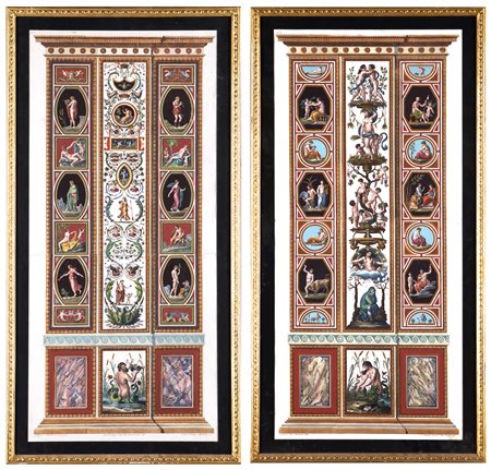 Giovanni Volpato (Bassano del Grappa, 1740 - Roma, 1803) Ornati delle logge di Raffaello in Vaticano