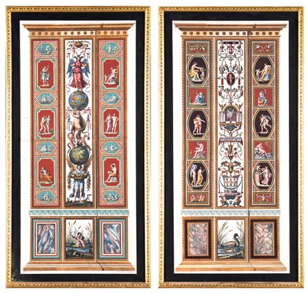 Giovanni Volpato (Bassano del Grappa, 1740 - Roma, 1803) Ornati delle logge di Raffaello in Vaticano