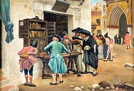 José Jiménez Aranda (Siviglia, 1837 - Siviglia, 1903) Libreria del Buen Suceso