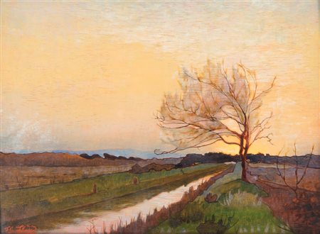 Llewelyn  Lloyd (Livorno, 1879 - Firenze, 1949) Sera alle Sabine