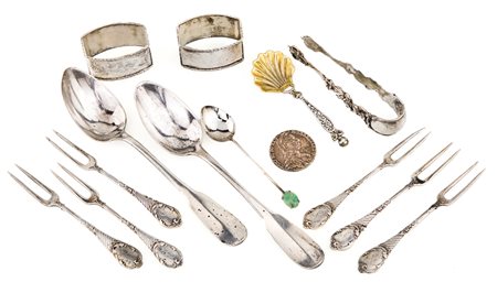 Lotto di argenteria sfusa