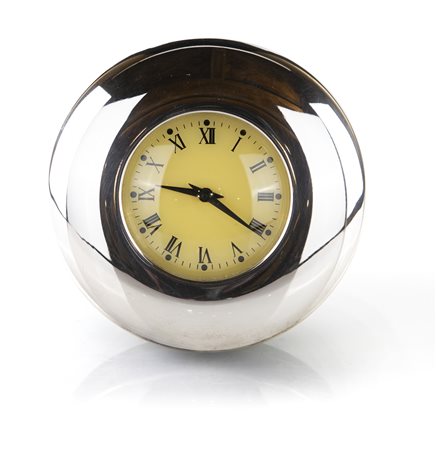 Orologio da tavolo con rivestimento in argento 925