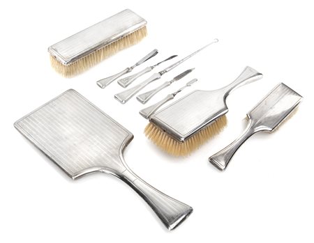 Set da toletta in argento 800