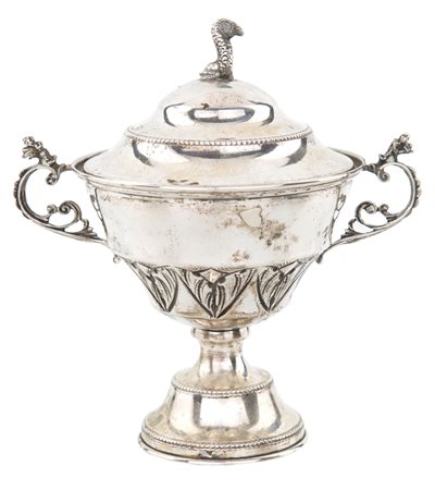 Zuccheriera in argento 800