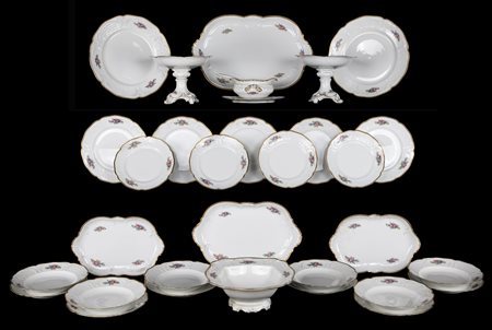 Servizio di piatti in porcellana, Rosenthal Sanssouci, Anni Cinquanta