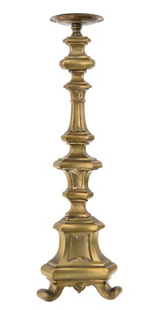 Antica torciera in ottone