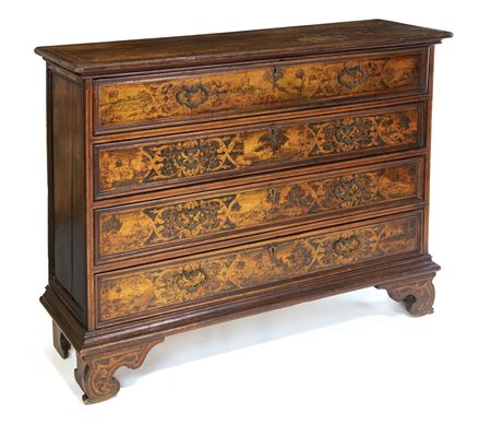 Canterano in noce, XVII secolo