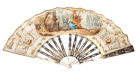 Ventaglio pieghevole in madreperla, XVIII secolo