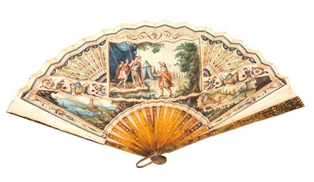 Ventaglio pieghevole, XVIII secolo