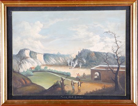 Pittore fine del XIX secolo Veduta di Torre del Greco