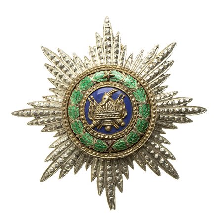 ALBANIA - ORDINE DI SKANDERBERG, PLACCA DI GRANDUFFICIALE