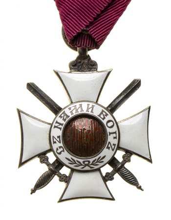 BULGARIA, REGNO - ORDINE DI S. ALESSANDRO, INSEGNA DI CAVALIERE PER MERITI MILITARI