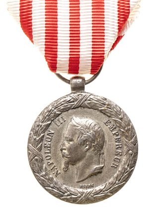 FRANCIA - MEDAGLIA GUERRE D’ITALIE, NAPOLEONE III