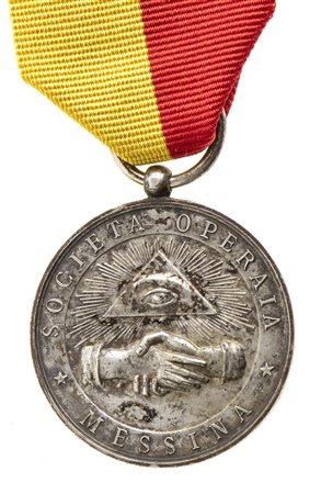 ITALIA, REGNO - MEDAGLIA SOCIETA' OPERAIA DI MESSINA