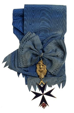 ITALIA, REGNO - ORDINE MILITARE  DI S. BRIGIDA, PENDENTE DI GRAN CROCE CON FASCIA