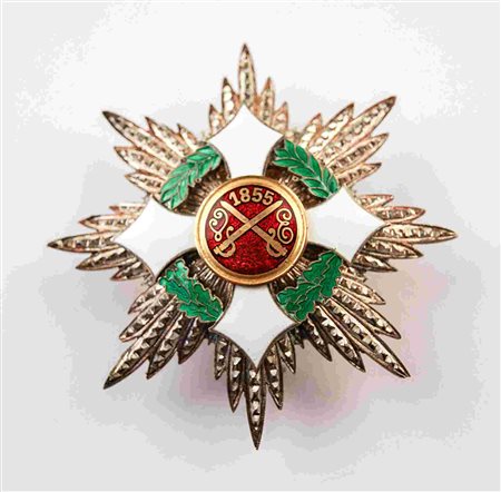 ITALIA, REGNO - ORDINE MILITARE DI SAVOIA, PLACCA DI GRAN CROCE