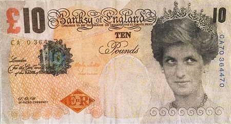 Banksy (Bristol, 1974) “Di-faced Tenner 10 Pounds”