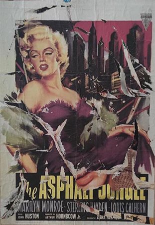 Mimmo Rotella Asphalt 1990